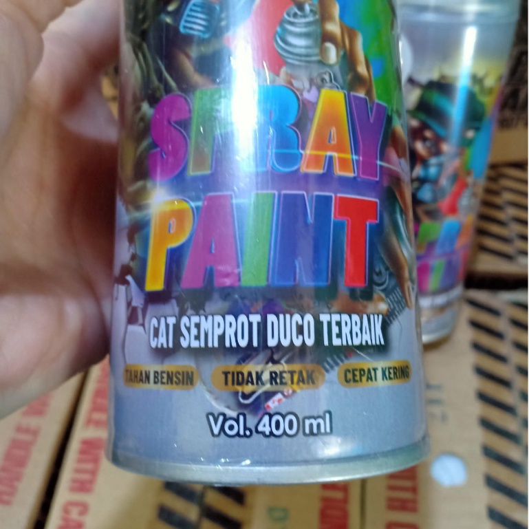 SASIN Spray Paint Cat Semprot Duco Terbaik Pilok PIlox  Candytone / Smoke / Tranparant Candytone Red Yellow Blue Green Orange Pink (400cc-BESAR)
