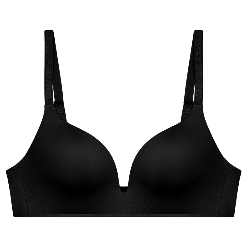 TUTULADY Bra Mulus Bahan Halus Push Up Tanpa Kawat Cocok Untuk Cup A/B