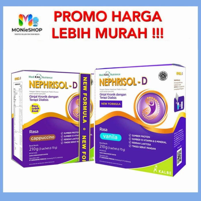 

Promo Terjangkau Nephrisol D 231gr - neph-D Capucino