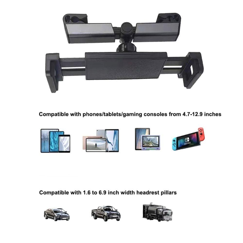 Lanfy Onboard Tablet Bracket Teleskopik Untuk Ponsel Tablet Tablet Stand Stretchable Tablet Mount Braket Dudukan Belakang Supporter Stand