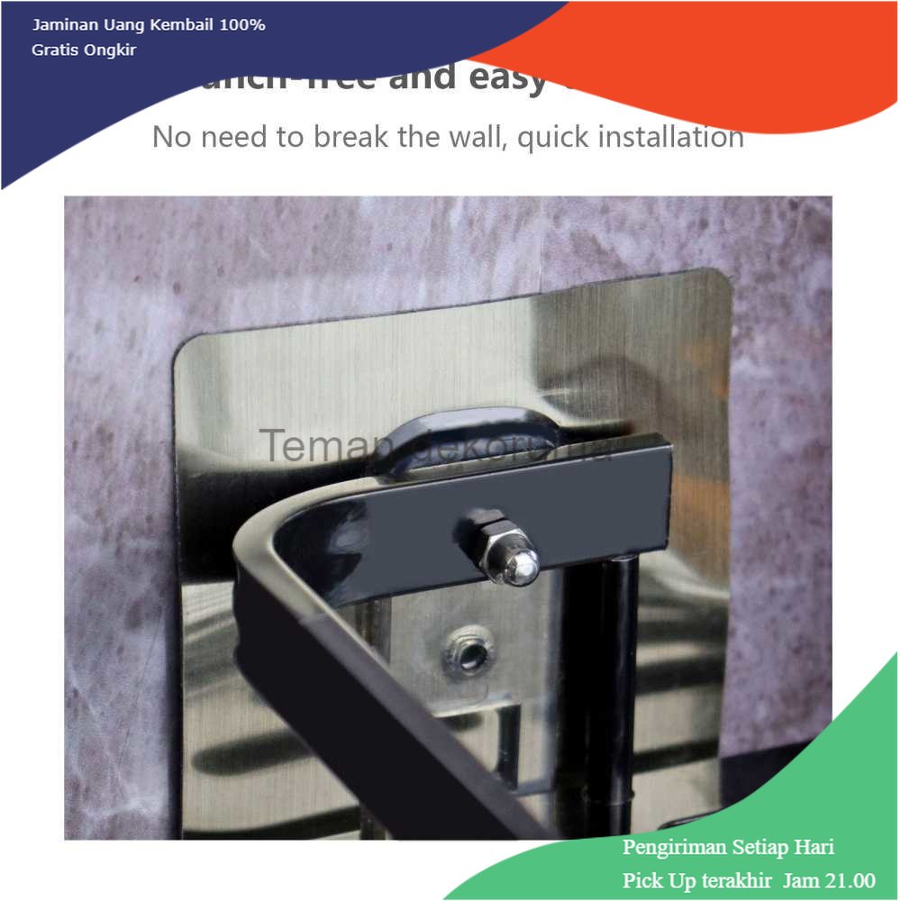 TD - DPR CANRY Rak Gantung Kamar Mandi Dapur Organizer Rack Aluminium - CR530