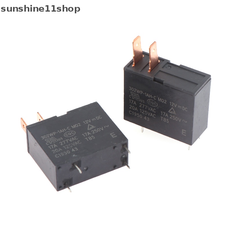 Sho 2pcs Relay 12V 302WP-1AH-C M02 12VDC 4pin Untuk Microwave Oven N