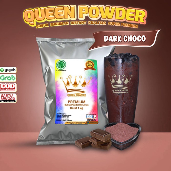 

Terjangkau~Bongkar Gudang Bubuk Minuman Premium Rasa Dark Choco Late 1Kg