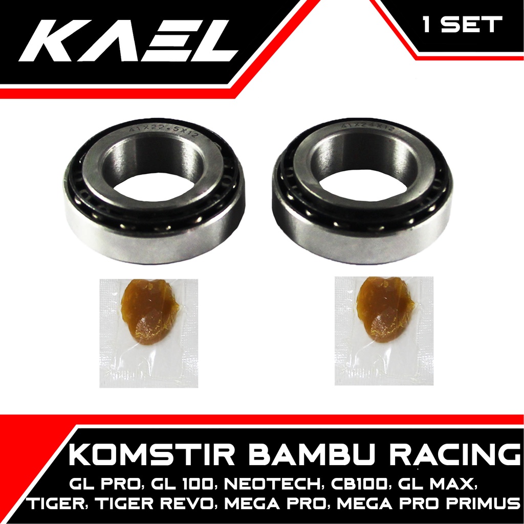 Komstir Bambu Racing Tiger Revo New &amp; Mega Pro Primus &amp; GL Pro 100 Max Neotech CB 100 &amp; Win Comstir Kones Cones Cone Stir Mangkok Stang Setang Bearing