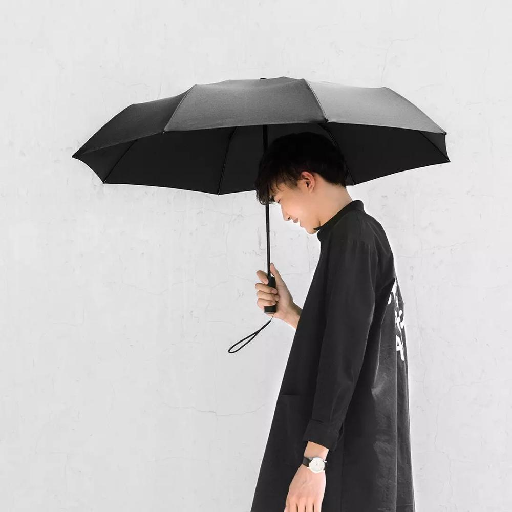 Xiaomi Umbrella Poratble 3lipat Pelindung Matahari Otomatis Payung UV Dan Hujan Parasol Dengan Tulang Kuat High Quality