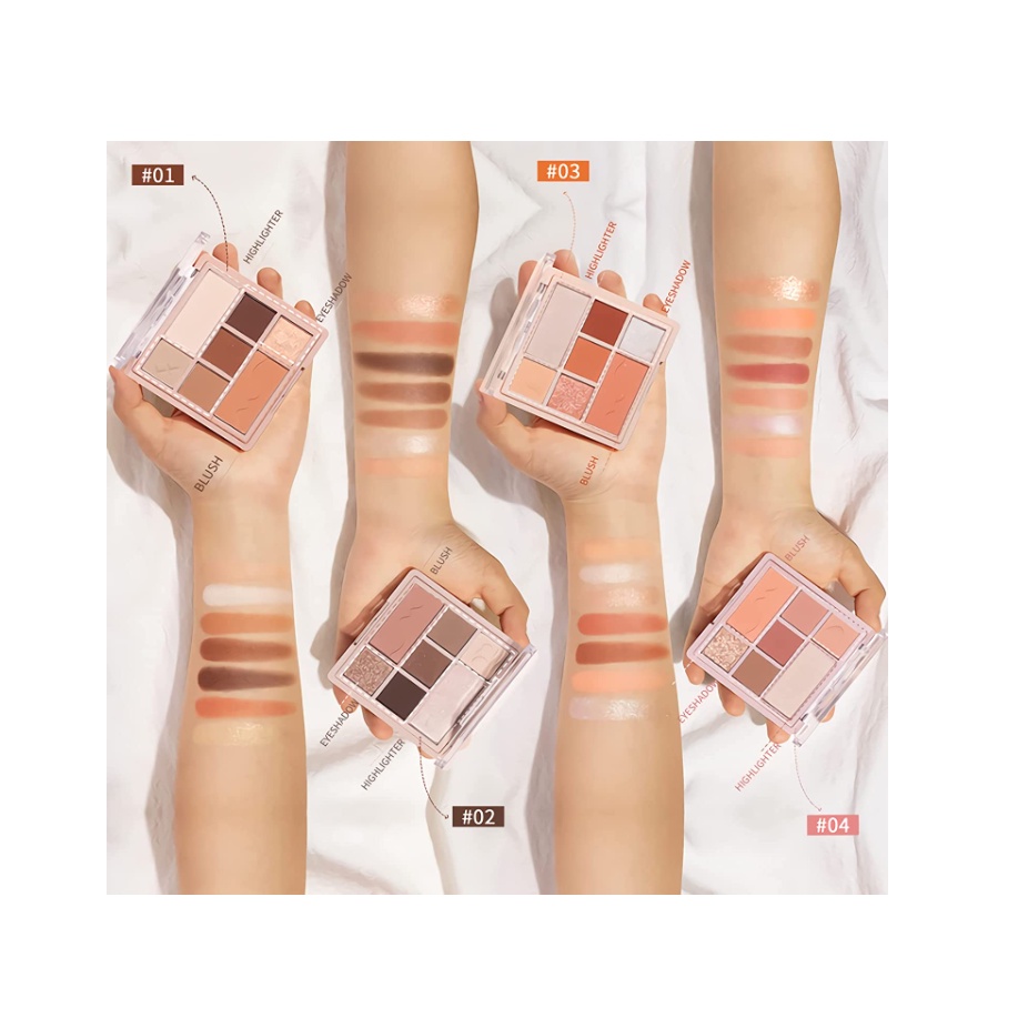 (READY &amp; ORI) FOCALLURE Multi Face Makeup Eyeshadow Highlighter Blush Palette FA 192