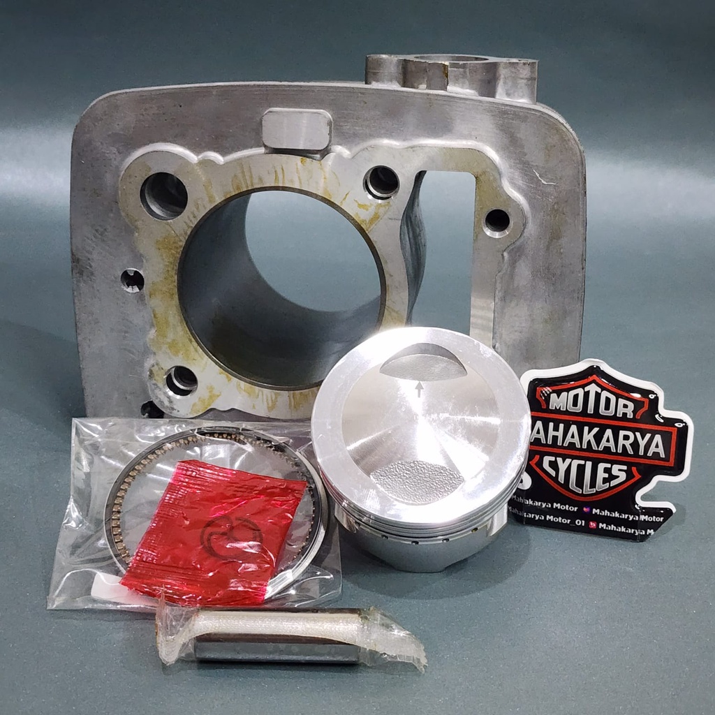 BLOK SEHER KLX BORE UP 63MM CYLINDER KIT BLOCK MESIN LINER LUAR 66 PIN 15