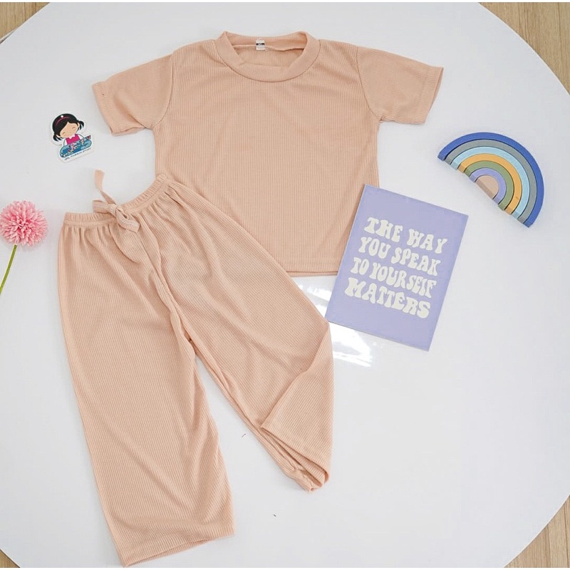 BEFAST - ZFS OOTD WANITA ONESET NESYA / JENNA RIB SET / Setelan Wanita Keluaran Terbaru / Outfit Daily Wanita Remaja ABG Trendy / Oneset Polos Casual Wanita / Fashion Kekinian Remaja ABG Trendy / Set Atasan Kaos Lengan Pendek+Celana 3/4