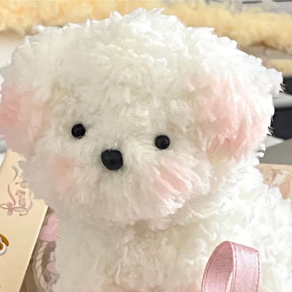 Little Red Book Twist Stick Puppy Thread Ball DIY Handmade Lucu Boneka Mini Hadiah Teman 15 cm Tebal Padat Benang Mewah