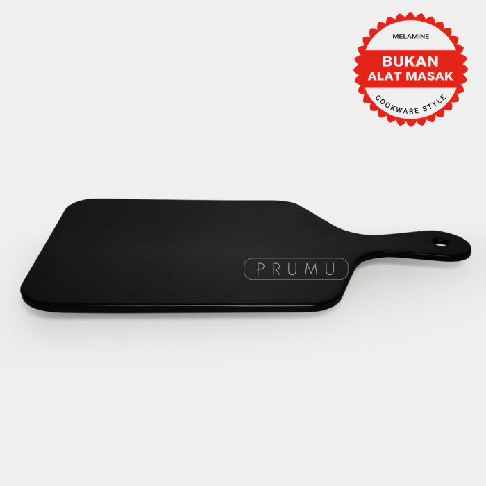 PRUMU Melamin Piring Saji Model Talenan 8 inch - Piring Cafe Resto - Piring Unik - Piring Restoran - Piring Hotel - Golden Dragon P7710A