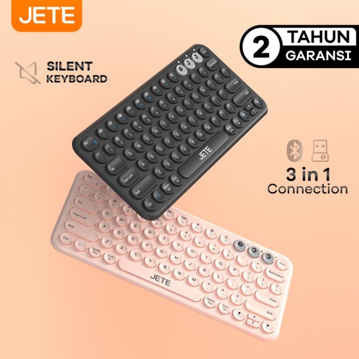 Keyboard Wireless Bluetooth JETE SK1  - Garansi 2 Tahun