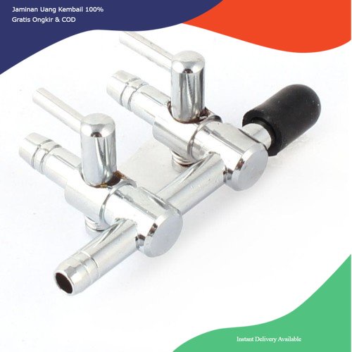 Kran aerator 2 lubang stainles, kran aerator 2 cabang stainless steel, kran stainless aerator 2 luba
