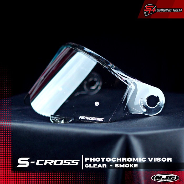 Visor Photochromic NJS S-Cross - Clear Smoke