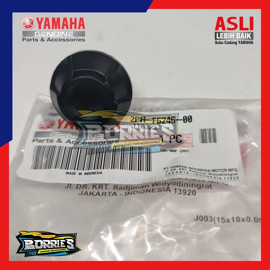 End Grip Jalu Tutup Stang Mio M3 Nmax Aerox Lexi dan Soul GT 2PH-F6246-00 Original Yamaha