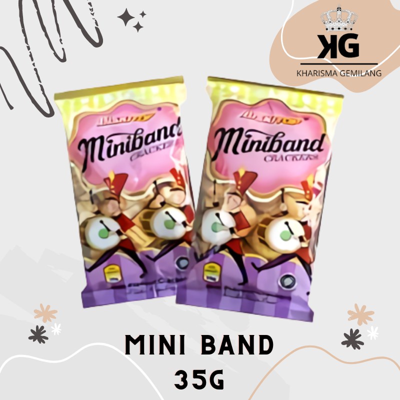 

BISKITOP - Mini Band 35gr (1 RENCENG 10 PCS) Biskuit Kue Kering Anak Dewasa Enak Renyah Biscuit Rasa Manis