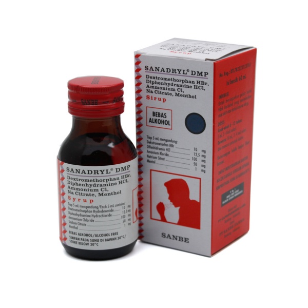 Sanadryl Dmp Sirup 60 Ml