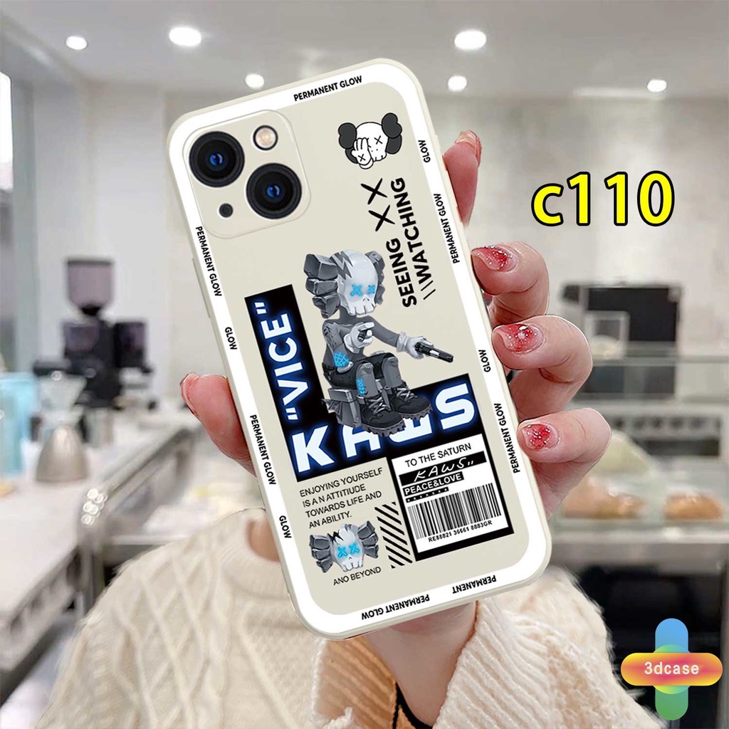 Compatible For Case IPhone 11 12 13 PRO MAX 6 7 6S 8 Plus X XR XS MAX 11 12 13 mini Se 2020 6SPlus 7Plus 6Plus 8Plus XSMAX A15 A16 A9 A5 A7 A5S Y12 Y20 Y15S Ins KAWS Camera Lens Protection Case