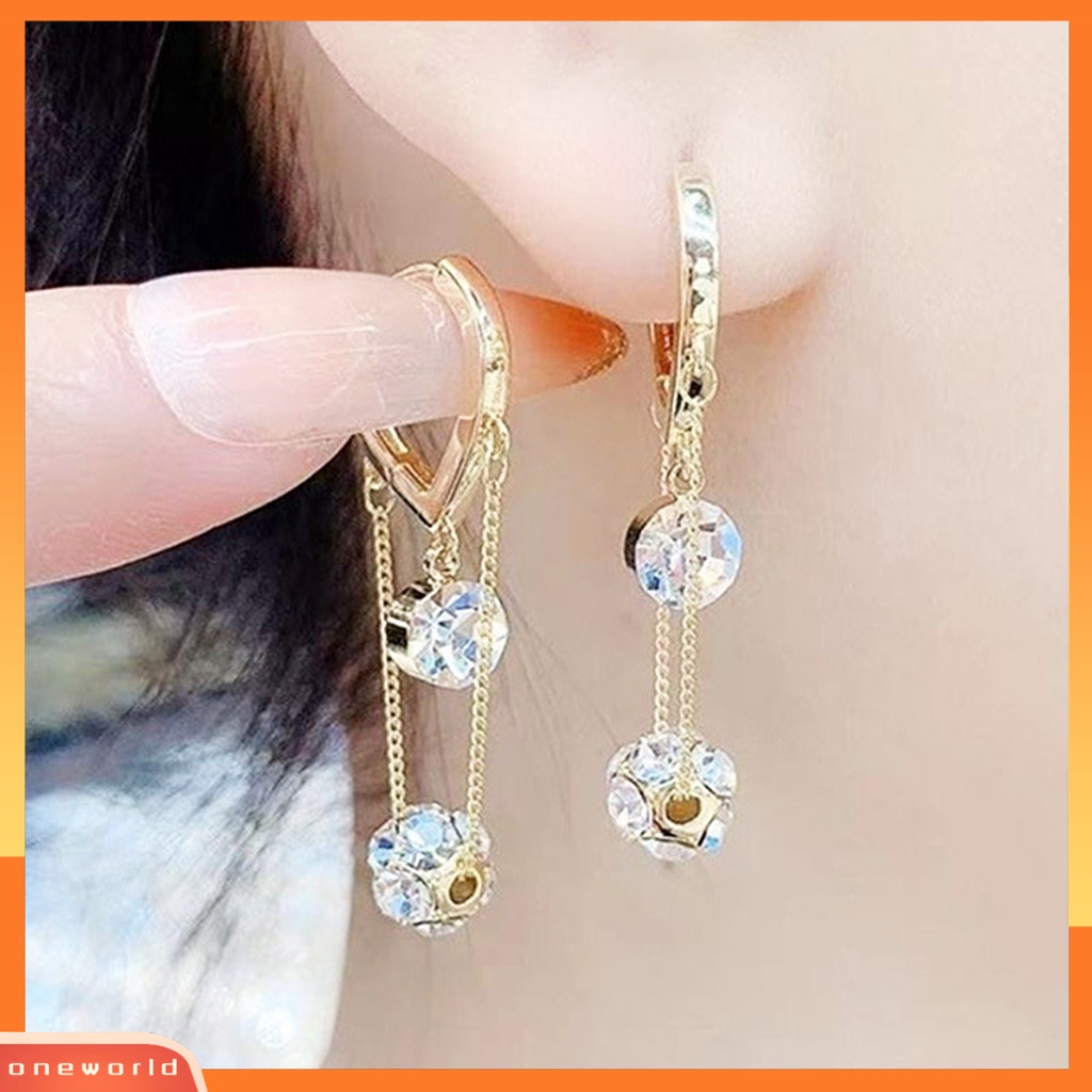 [WOD] 1pasang Drop Earrings Kupu Jumbai Wanita Vintage Bow-knot Stud Earrings Hadiah Ulang Tahun