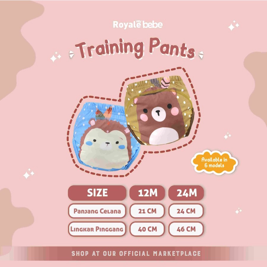 Royale Bebe - Celana Anak (Training Pants)