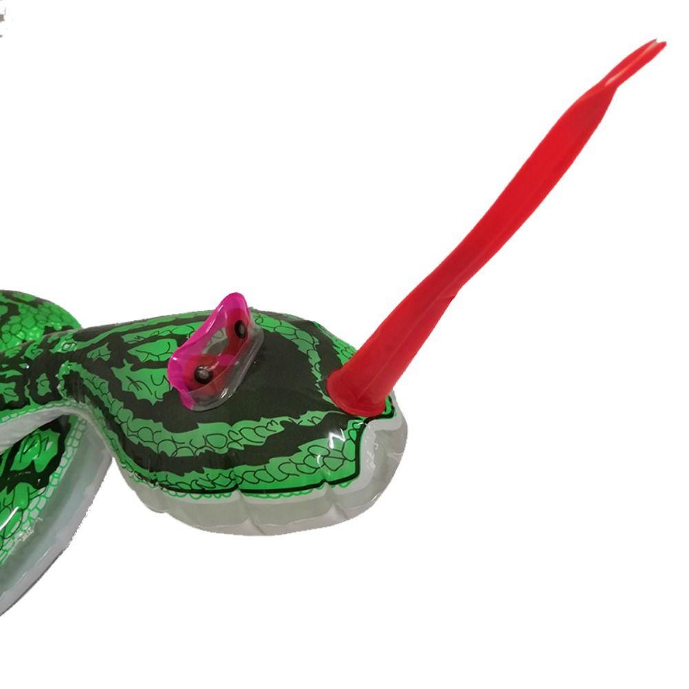 NEEDWAY Needway Blow Up Snake 1pc Fun Trick Games Props Simulasi Snake Phyton Ular Hewan Palsu