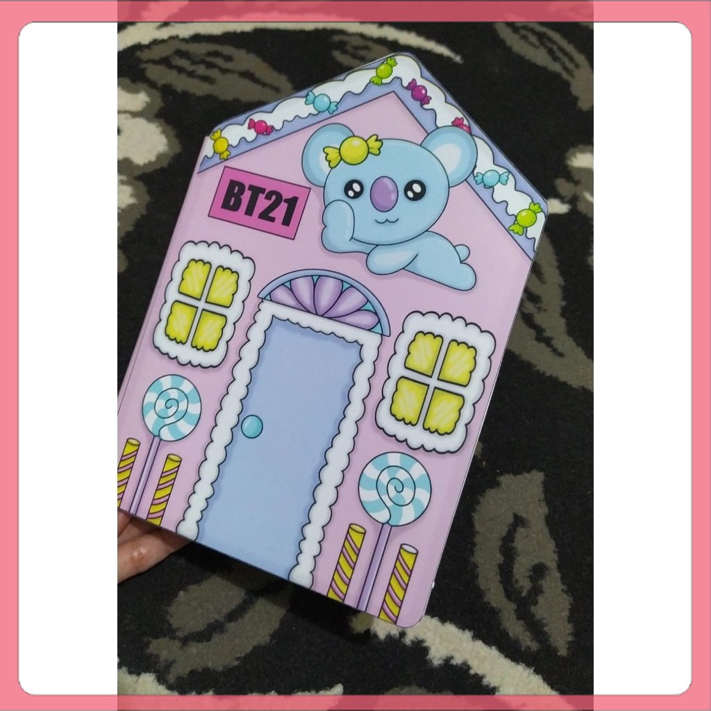 Toca  Koya BT21 HOUSE Quiet Book Paperdoll Mainan Viral Terpopuler