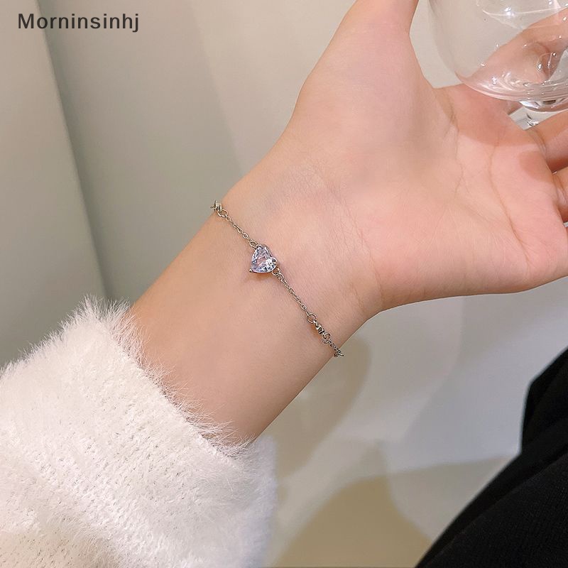 Mornin Mewah Berkilau Adjustable Zirkon Gelang Cinta Tarik Gelang Untuk Wanita Fashion Kreatif Perhiasan Pernikahan Hadiah Ulang Tahun id