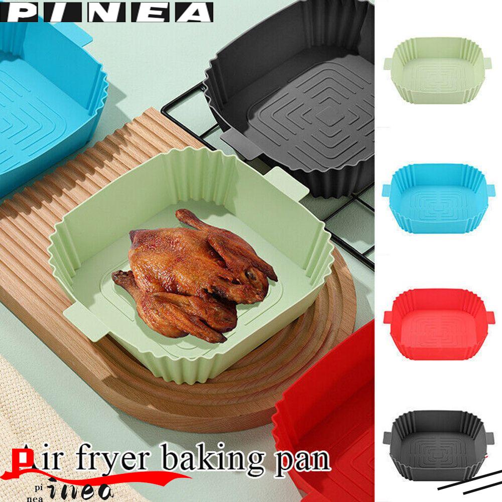 Pineapple Air Fryer Silicone Pot Reusable Aksesoris Grill Pan Basket