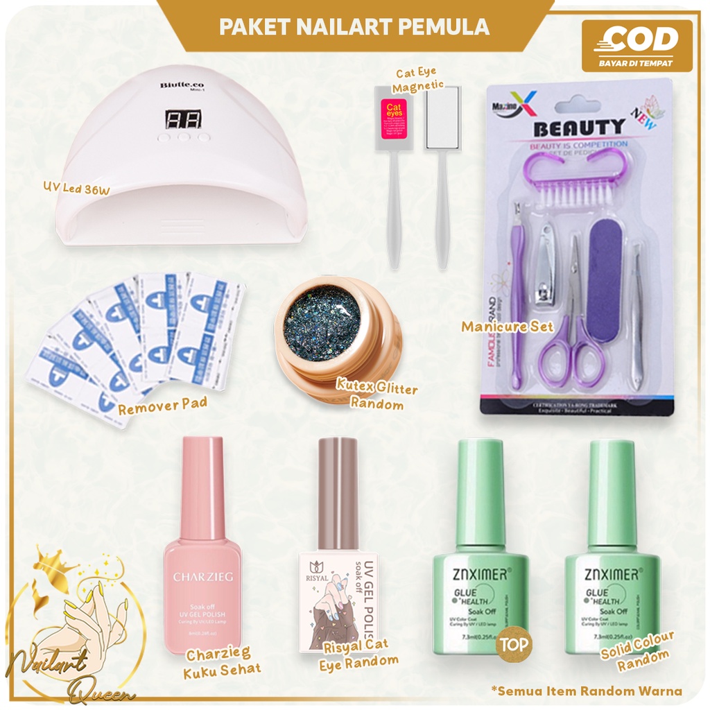 Paket nailart kumplit untuk pemula