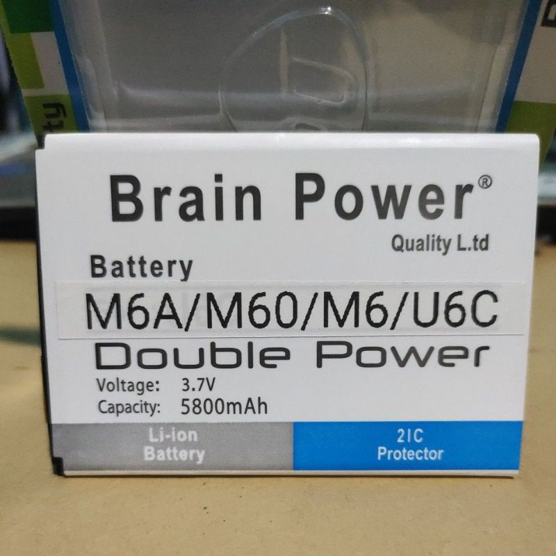 Baterai Batre Evercoss M6A M6 M60 U6C Double Power kualitas terbaik