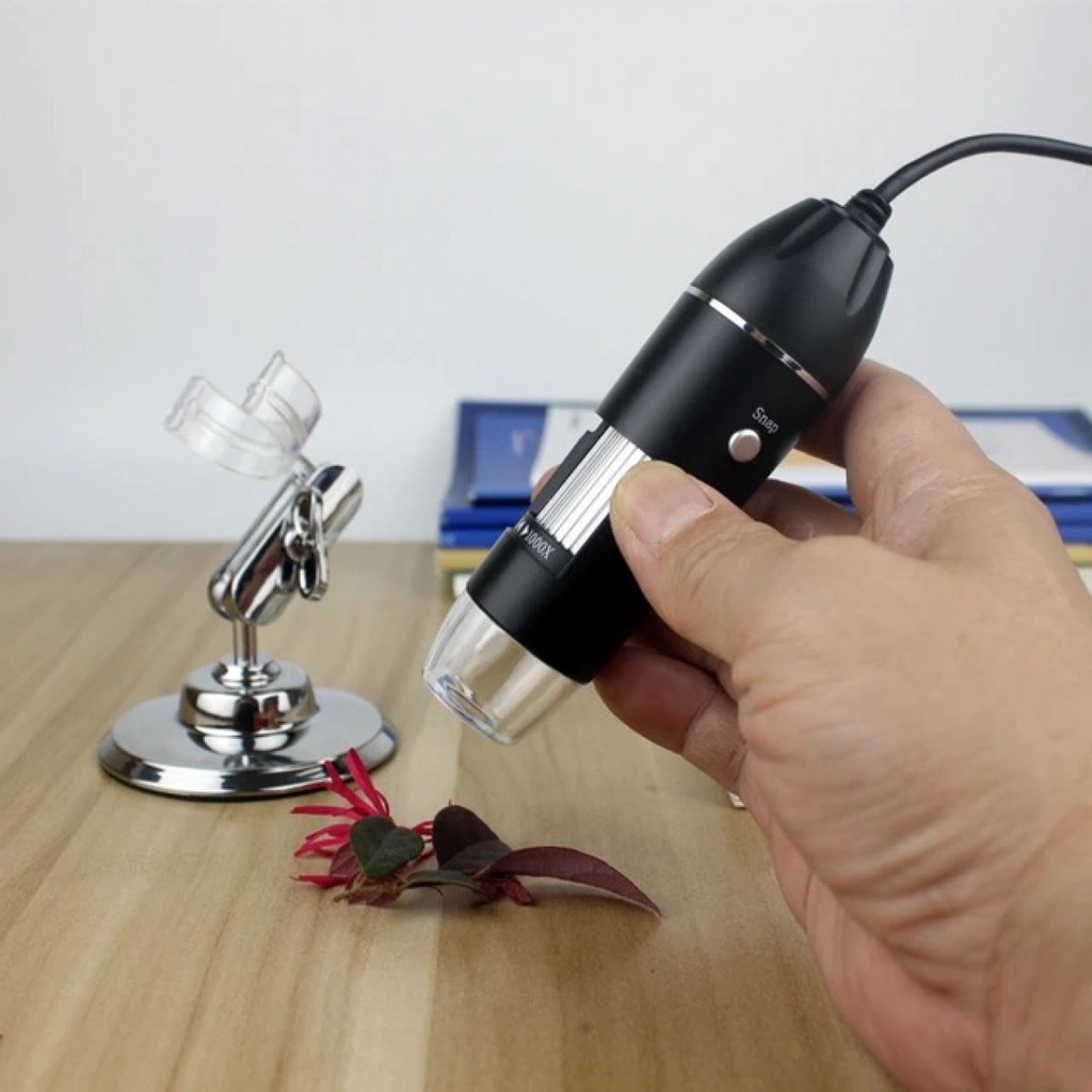 Alloet Mikroskop Digital Portable 1600x Magnification LED Light - A16