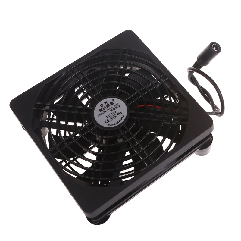 Cre 12cm DC12V Kipas Pendingin Untuk Router Wireless Komputer Cooler Fan5 5x2 1mm 2000RPM