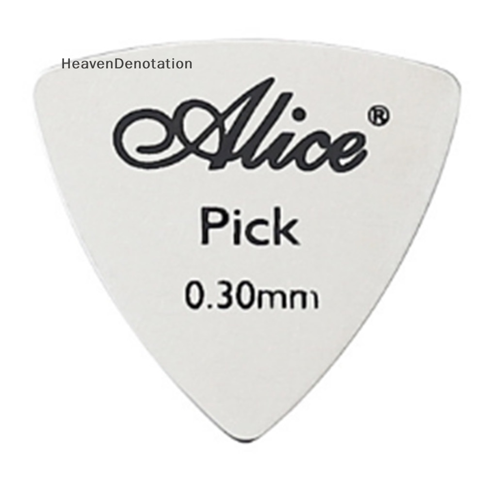 [HeavenDenotation] Pick Gitar Metal 0.3mm Tipis Untuk Pemula Dan Profesional Bass Ukelele Guitar Picks HDV