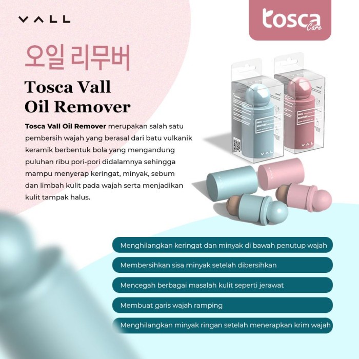 Vall Oil Remover - Pembersih Penyerap Minyak Wajah