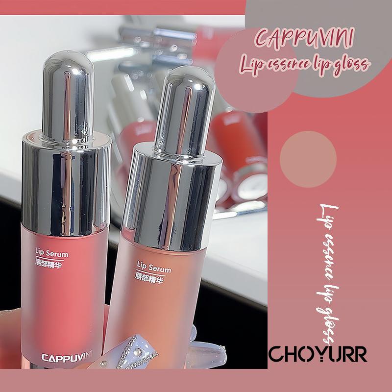 【COD】CAPPUVINI Lip Gloss Botol Susu Kecil Cermin Lip Glaze Waterproof-CH