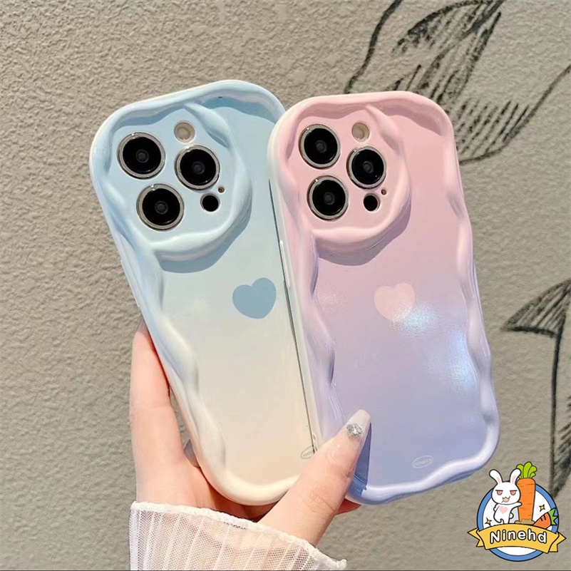 Xiaomi Redmi 12C A1 10C 10A 10 9 9A 9C 9T Redmi Note12 12s 11 11s 10 10s 9 9s Pro Xiaomi 12 11 Lite Poco X3 Pro Grafiti Cinta Mewah Simple Warna Kontras Air Cushion Phone Case