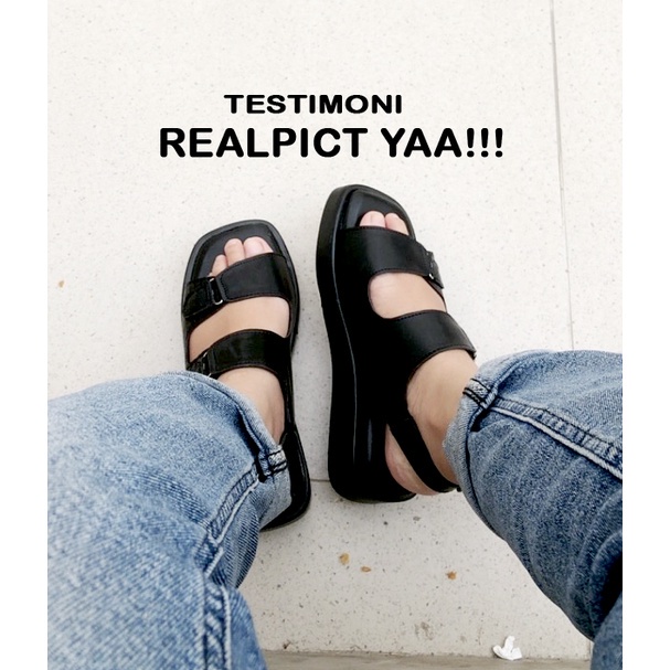 Sepatu Sandal wanita sepatu sandal Empuk Sendal sepatu Wanita sandal tali belakang Sandal Delisha Damelia pluvia Winod C005