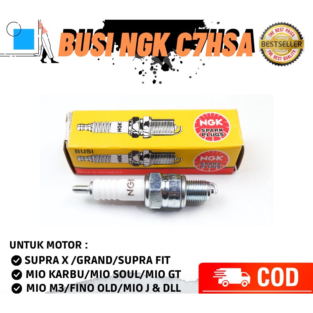 Busi NGK C7HSA MOTOR GRAND SUPRA X 110 Busi MIO SPORTY Busi MIO SOUL Busi MIO Busi FINO OLD Busi MIO