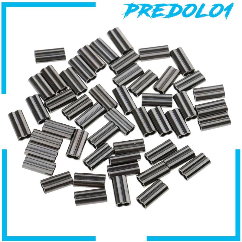 [Predolo1] 200pcs Lengan Laras Ganda Bahan Tembaga Untuk Membuat Rig 0.8/1.0 /1.5 /2.0mm