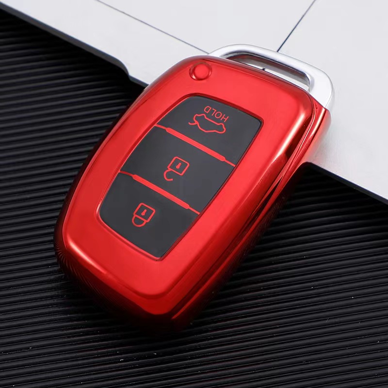 Untuk Hyundai Elantra/Tucson/IONIQ/i30/i40 Keyless Remote Car Key Silicone Cover Casing