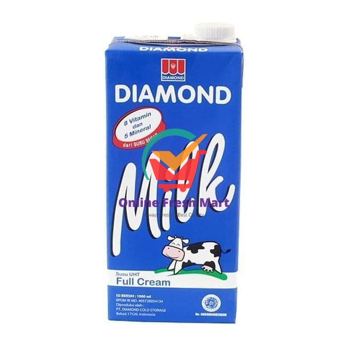 

DIAMOND Milk Susu UHT Full Cream 1000 ml KHUSUS INSTANT - Online Fresh Mart Denpasar