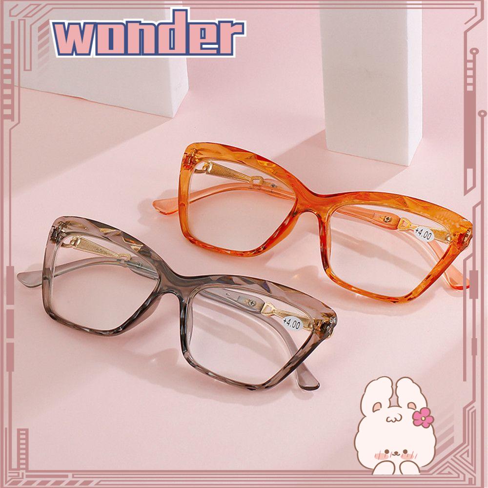 Wonder Kacamata Baca Fashion Portable Vintage Ultra Ringan Frame