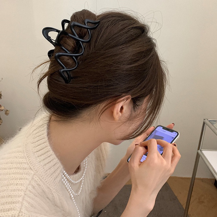 Jepit Rambut Korea Jedai Fashion Gelombang Wanita Elegan High Quality Impor