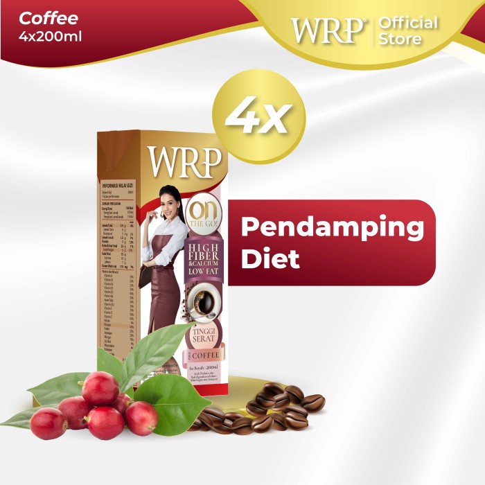

N.E.W WRP On The Go Coffee 200ml (Bundle 4) - Pendamping Diet