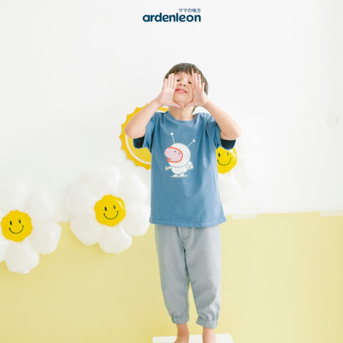 ARDENLEON Peppa Pig Boy Graphic Tee | Kaos Anak