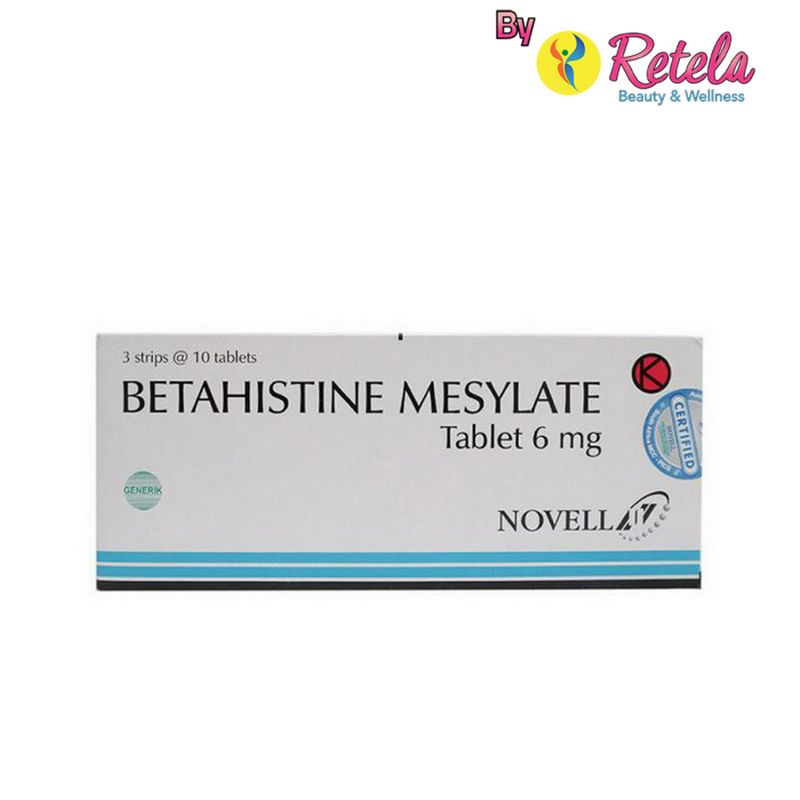 BETAHISTINE MESILATE 6MG 1 STRIP 10 TABLET