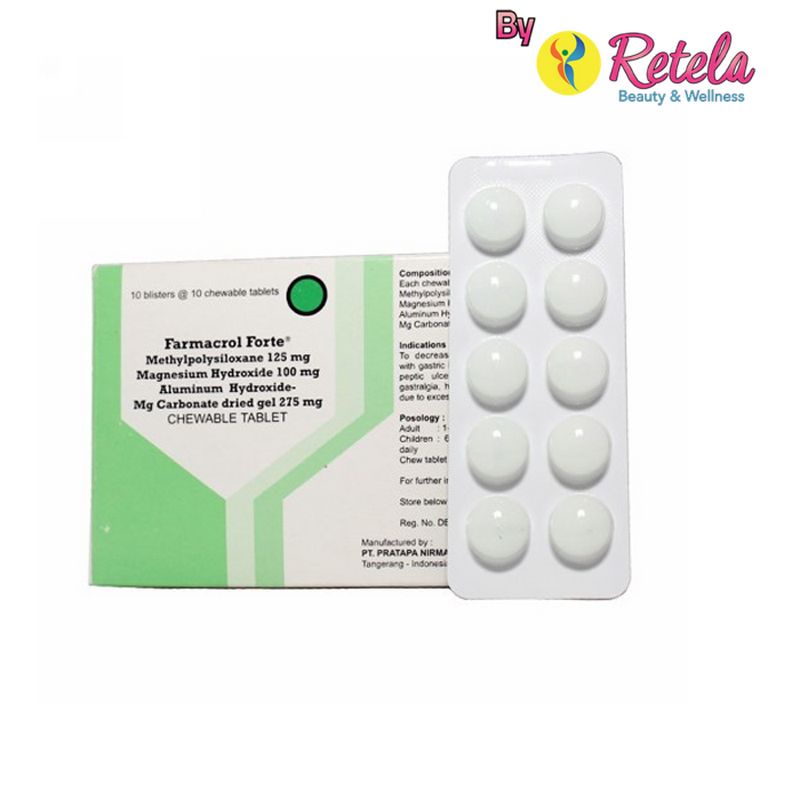 FARMACROL FORTE CHEW 1 STRIP 10 TABLET