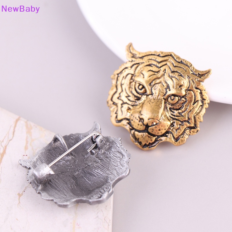 Newbaby Berlian Imitasi Harimau Bros Tiger Head Pesta Santai Bros Pin Hadiah ID