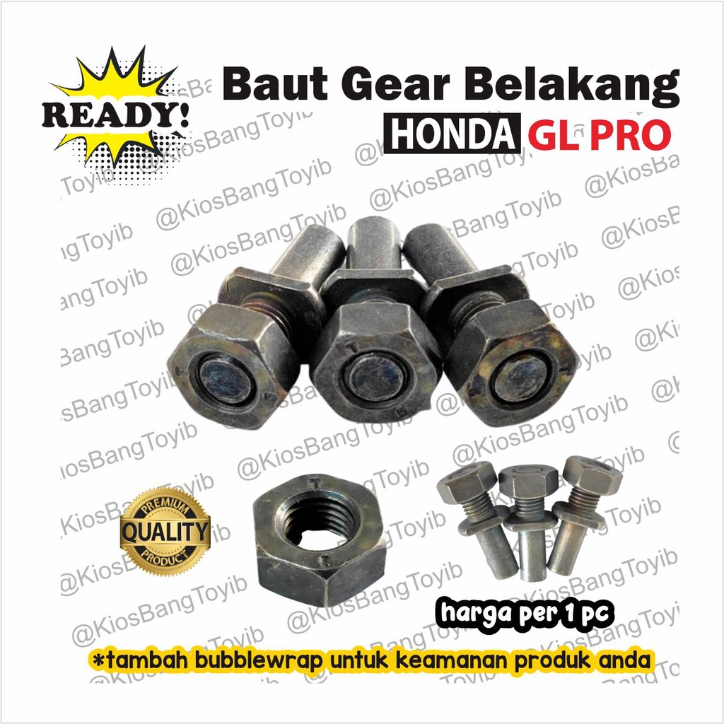 Baut Baud Gear Gir Belakang GL Pro-CDI MegaPro-New Neotech Max (1pc)