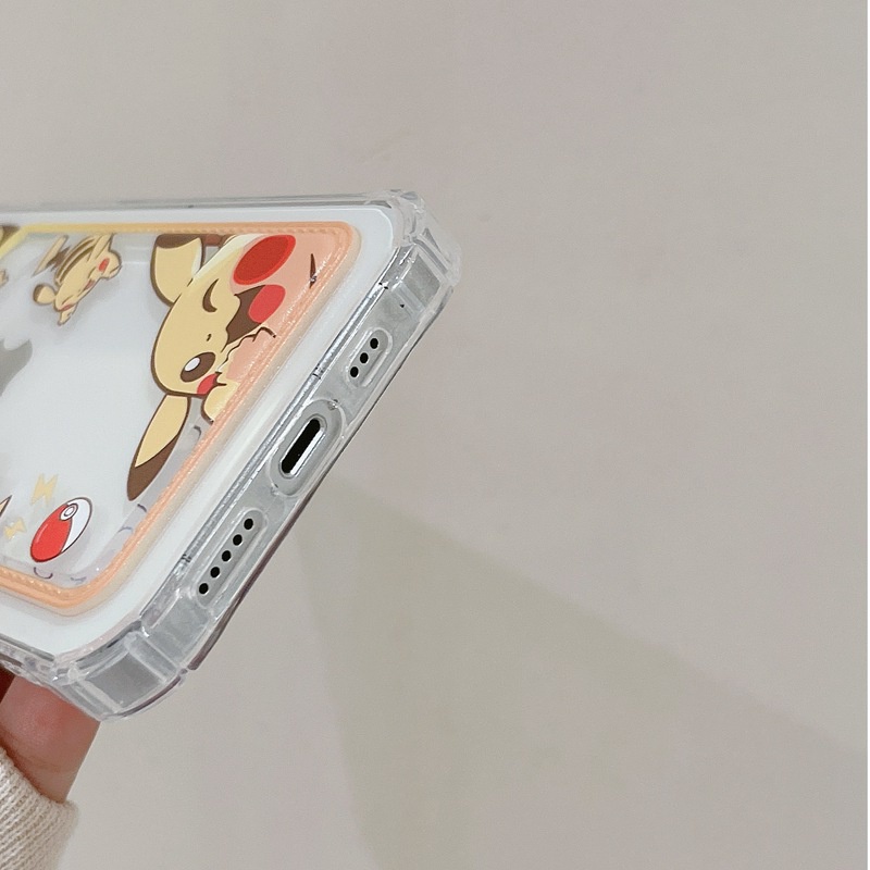 Card Case Gengar &amp; Pikachu Soft Case HP iP iPhone 14 13 12 11 Pro X XS XR Max 7 8 + Plus FTD Casing Apple