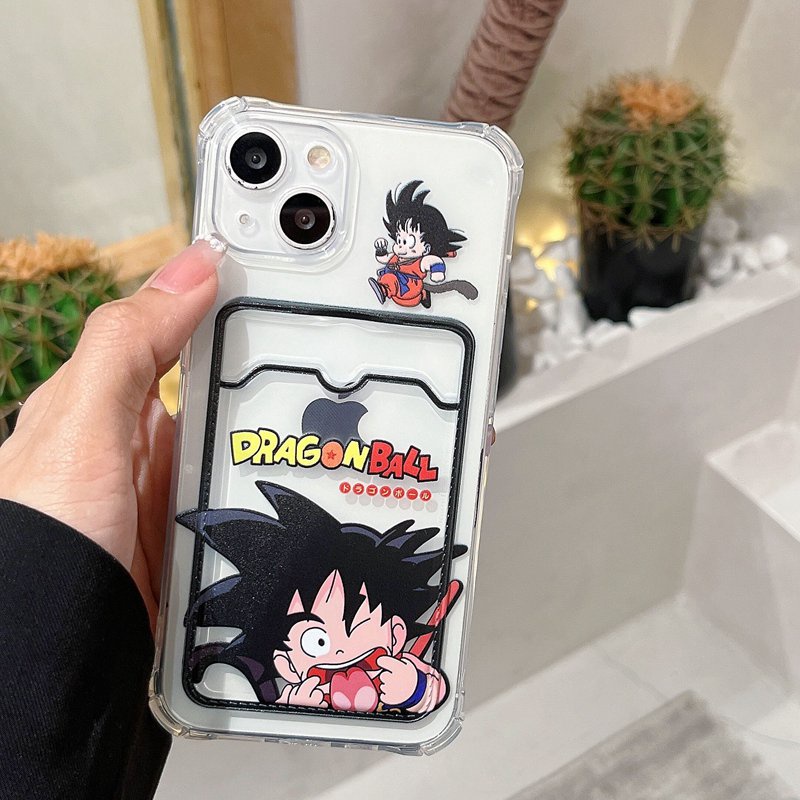 Card Case Dragon Ball Wukong Soft Case HP iP iPhone 14 13 12 11 Pro X XS XR Max 7 8 + Plus Boy Man FTD Casing Apple